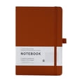 thumbnail image 2 of Clearance! A5 Hard Cover Checkered Notebook In Red Brown Color Planner Spiral Notebook, 2 of 8
