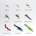 thumbnail image 5 of Bassdash Fly Fishing Assorted Flies Kit, Pack of 72 pcs Fly Lure including Dry Flies, Wet Flies, Nymphs, Terrestrials, Midges, Streamers and More, with Double-Side Waterproof Fly Box, 5 of 8