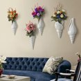 thumbnail image 1 of Florero de Plástico Blanco Ganfancp Decoración Casera de La Pared 1X Decoración de Caracolas, 1 of 6