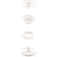thumbnail image 5 of Dritz Plastic Snaps Size 20 12/Pkg-Round, White Matte Finish, 5 of 8