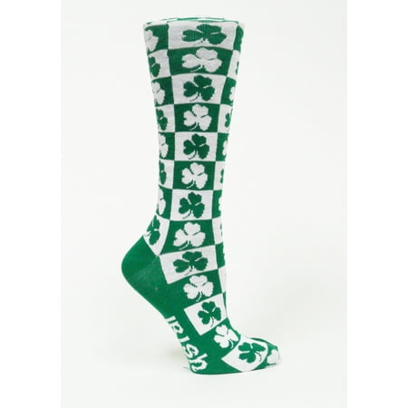 

Irish St Patrick s Day Checkerboard Dress Socks