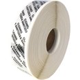 thumbnail image 2 of CLEANED & SANITIZED Silver Tamper Resistant Labels | .75 x 3.5" Inch | 500 Pack, 2 of 7