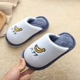 thumbnail image 2 of WZEIIOT Toddler Boys Slippers Fall Winter Cute Indoor Footwear Kids Soft Comfortable Anti Slip Bedroom House Shoes For Boys And Girls Us Size:13.5, 2 of 6