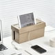 thumbnail image 2 of Caja organizadora de cables para regleta de escritorio, organizador de cables para ocultar cables y cargadores, caja de almacenamiento de plástico para el hogar, la oficina, la TV, la computadora, el, 2 of 6