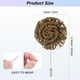 thumbnail image 3 of Pin de solapa para hombres Uxcell, broche de boutonnieres hecho a mano para traje, accesorios de boda/prom [8.5cm, Marrón], 3 of 7
