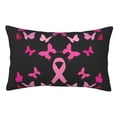 thumbnail image 1 of Balery Breast Cancer Funda de Cojín Estampada, Regalos para Mujeres, Regalos de Amor para Ella, Regalos para Novia o Esposa, Funda de Almohada-14"x20", 1 of 6