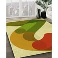 thumbnail image 3 of Ahgly Company Machine Washable Indoor Square Transitional Mahogany Brown Area Rugs, 8' Square, 3 of 7