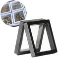 thumbnail image 3 of Caja de Almacenamiento de Joyería Hugo con Marco Flotante 3D Portátil a Prueba de Polvo 7x7cm, 3 of 9