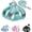 Green, variant on Miaocao Dog Harness for Small Medium Large Dogs No Pull, Puppy and Leash Set, Dogs, Step in Harness, mesh Harness. (Bule, S)
