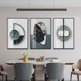 thumbnail image 4 of FCCUYE Extra Large Bright Geometry Abstract Canvas Wall Art Modern Home Living Room Bedroom Bathroom Wall Decor Poster & Prints Set of 3 Paintings 24"x 32" (Black Ash, 24" X 32" X 3 pieces), 4 of 7