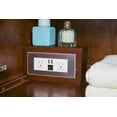 thumbnail image 5 of James Martin Furniture 389-V48-CFO-G-DGG 48 in. Mercer Island Coffee Oak & Radiant Gold Single Bathroom Vanity with Glossy Dark Gray Solid Surface Top, 5 of 5