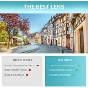 4 Pair Rectangular Spring Hinge Power Reading Reader Glasses For Mens Womens 3.00