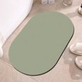 thumbnail image 5 of TaTaai 3Pcs Rubber Bath mats Quick-Drying Non-Slip Bathroom mat Super Absorbent Bath mat Instant Dry Bath mat, Bathroom Rug in Front of The Kitchen Sink, Shower Room, Bathtub, Oval, 5 of 8