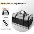 thumbnail image 3 of GOUWAN Dog Carrier, Soft-Sided Pet Carrier for Small Medium Large Cats Puppies up to 20lbs, Collapsible Cat Dog Travel Bag, 3 of 9