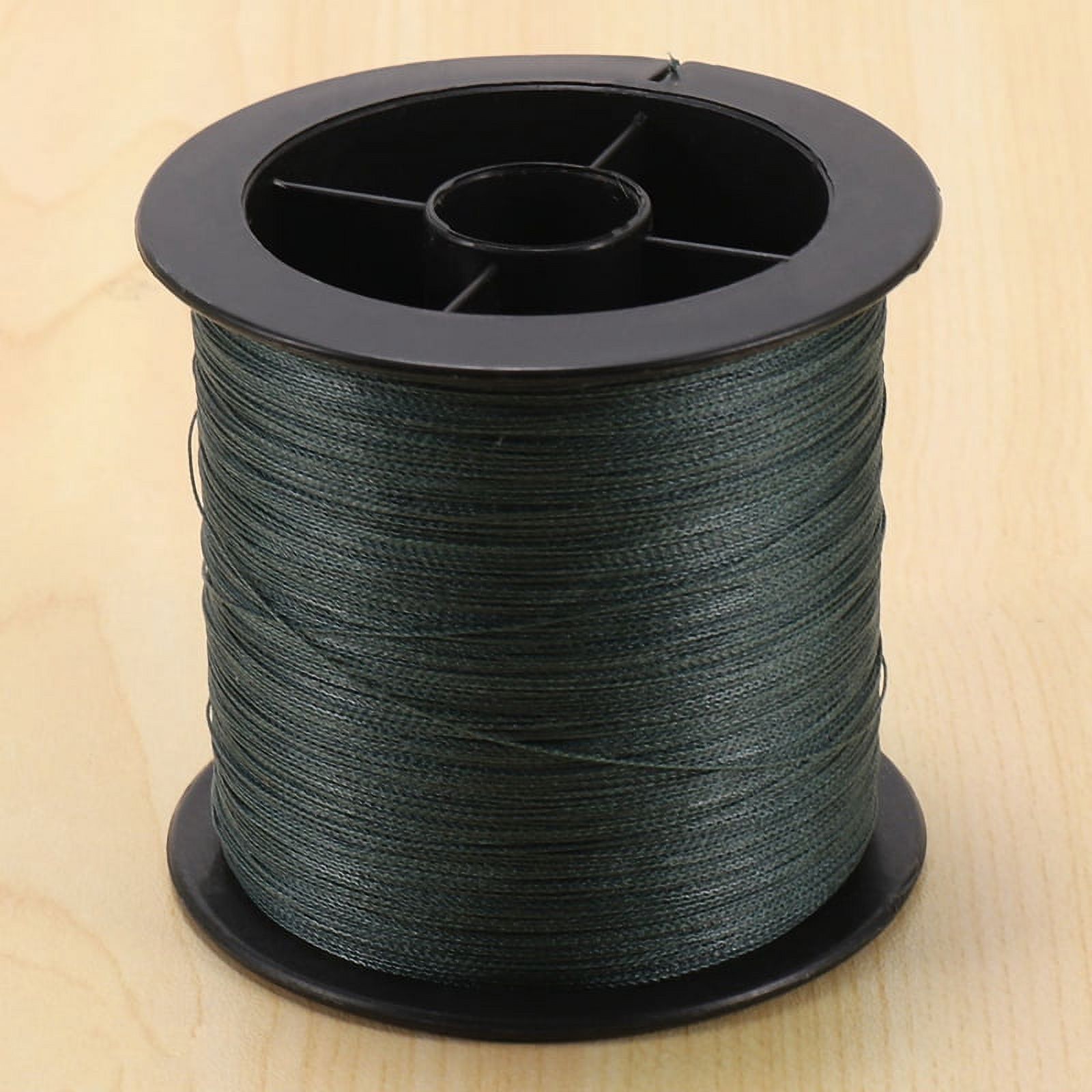6X Nylon Braid Fishing Wire 30Lb 300M 11Kg for Lure Train,6 x Fishing Wire,dark green