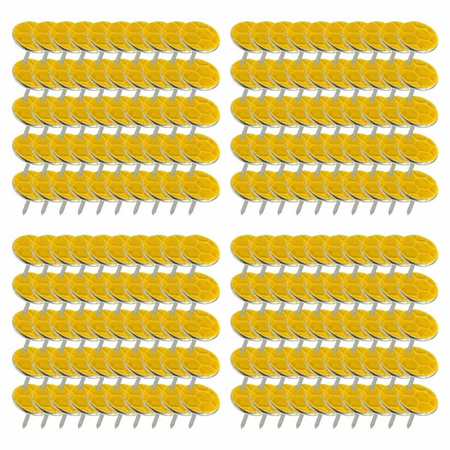 Sales Today Clearance! JASKFLY Outdoor Reflective Flat Head Nails At Night Multi-specification Five-color Optional Round Nails Fixed By Field Night Marks