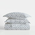 thumbnail image 6 of Duvet Covert Set - Ultra Soft - Navy Bohemian Burst of Vines for King Size Bedding by Comfort Canopy, 6 of 15