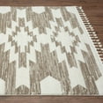 thumbnail image 6 of Luxe Weavers South Western Fringe Geometric Brown 6x9 Area Rug for Living Room, 6 of 8