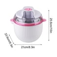 thumbnail image 3 of Mini Ice Cream Maker,Electric Gelato & Sorbet Machine, Minute Homemade Frozen Dessert Maker, One-Touch Control for Personal Ice Cream & Yogurt at Home, 3 of 6