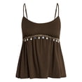 thumbnail image 5 of No Boundaries Shell Babydoll Cami, Women's XXS - XXL, 5 of 5