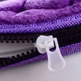 thumbnail image 4 of Toilet Seat Cover, Washable Toilet Seat Cover Pads, Soft Thicker Cushions for Bathroom Toilet, Reusable Toilet Seat with Zipper, Warmer Toilet Cover Pads for Winter Purple 16.93x14.96 In (1Pcs), 4 of 5