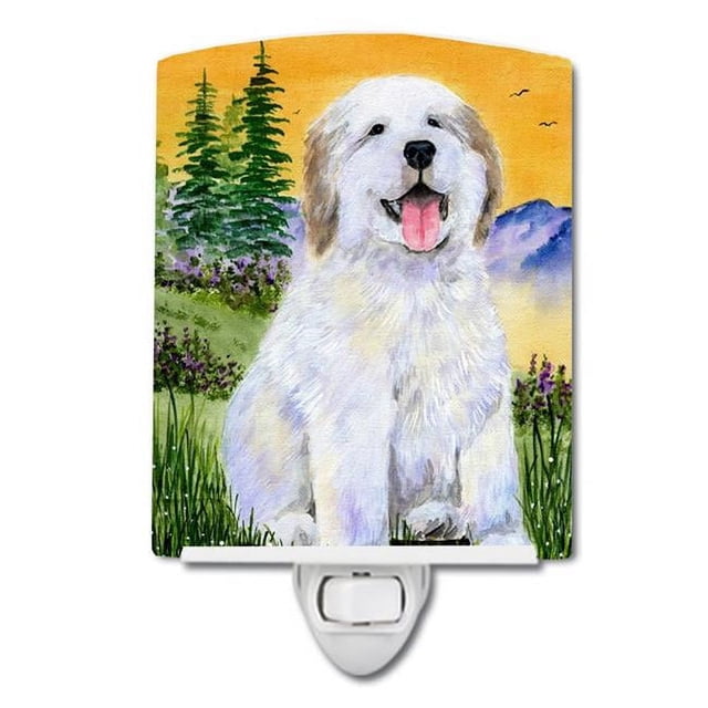 Carolines Treasures SS8469CNL Great Pyrenees Ceramic Night Light, 6x4x3, Multicolor