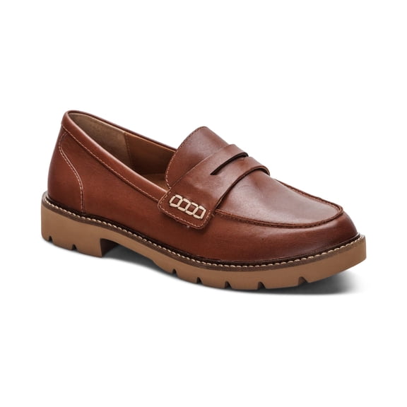Aetrex Womens Collette Orthopedic Womens Loafers - Vamp Upper Loafers for Women