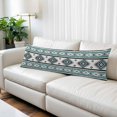 thumbnail image 2 of Turquoise Boho Body Pillow Covers 20"x54", Southwestern Ethnic Aztec Retro Geometric Soft Brushed Microfiber Breathable Throw Pillow Covers, Pillowcase with Zipper for Couch Sofa Bedroom Living Room, 2 of 9
