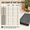 Black-87'' x 51'', variant on Camouflage 87'' x 92'' Tent Footprint Camping Tarp