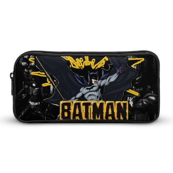 Custom Batman Stationery bag pencil case cosmetic bag storage bag multi-function large capacity fashionable durable gift unisex birthday gift holiday gift