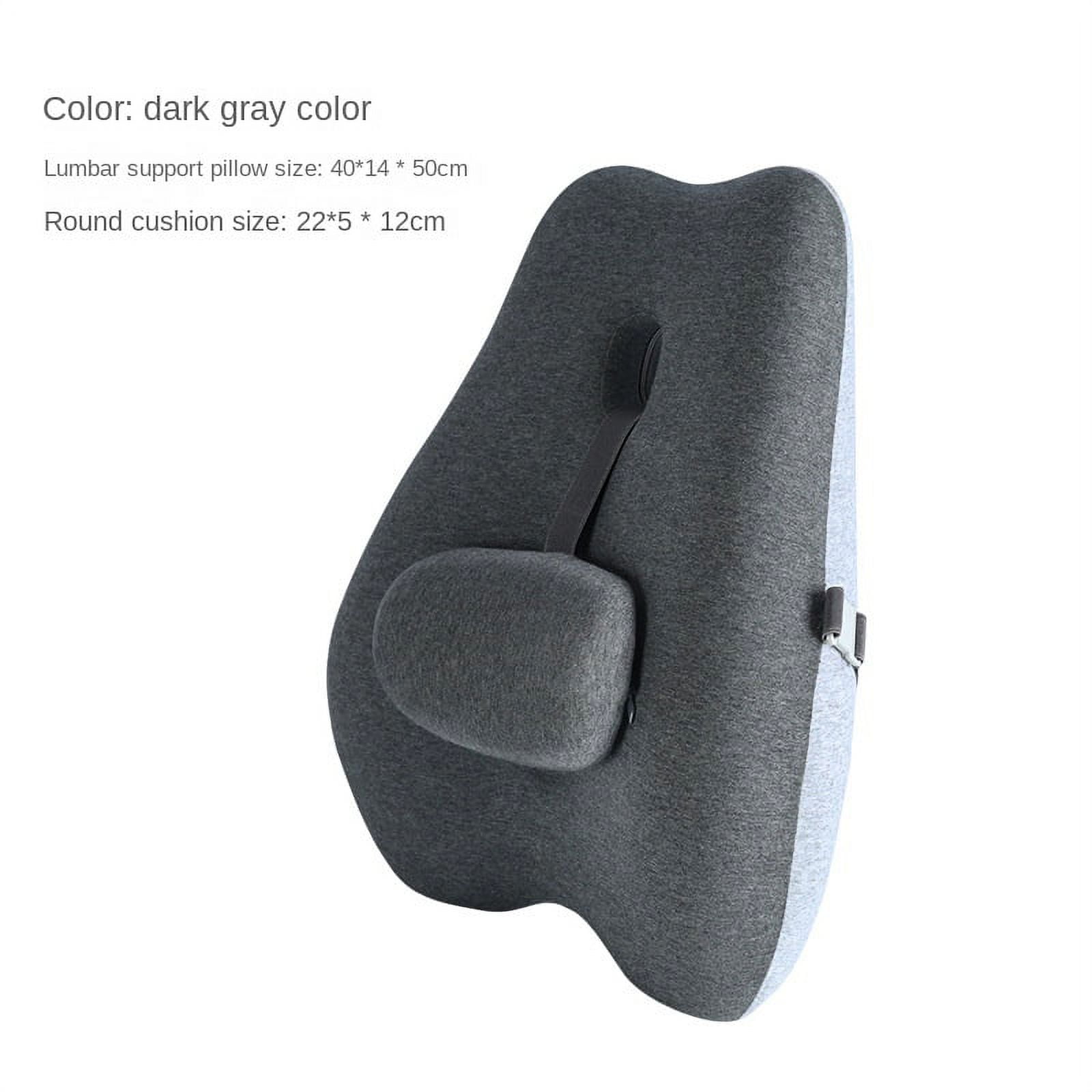 Lumbar Support Pillow For Office Chair,Memory Foam Back Waist Cushion  Pregnancy Sleeping Pillows for Relieve Pain Support Waist for Beds,Car  Seats,Chair (Grass Green) 