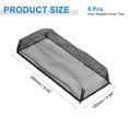 thumbnail image 2 of 8Pcs 4x9 Inch Floor Register Cover Trap, Floor Vent Screen Mesh Cover, Black, 2 of 6