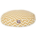 thumbnail image 2 of Majestic Pet Chevron Round Dog Bed Treated Polyester Removable Cover Yellow Small 30 x 30 x 4, 2 of 6