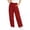 *Red, variant on VBVC Women's Drawstring Wide Leg Cargo Pants , Casual Adjustable Hem Sweatpants For Women, Ladies' Y2K Streetwear Trousers with Pockets, Gray , S-3XL