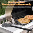 thumbnail image 6 of Pizza Turning Peel Pizza Turner Restaurant-Grade Aluminum Perforated Pizza Peel Metal Outdoor Pizza Oven Accessories, 6 of 9