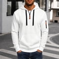 thumbnail image 2 of SRZYMJ Mens Hooded Sweatshirt Casual Long Sleeve Drawstring, 2 of 4