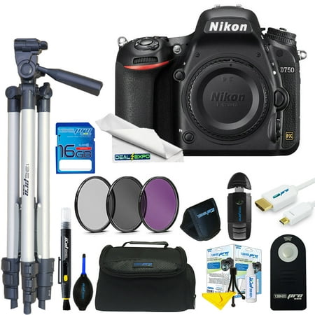 Nikon D750 DSLR Camera (Body) + Expo Basic Kit