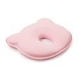 thumbnail image 3 of Almohada moldeadora para bebés que previene la cabeza plana, forma de oso, espuma viscoelástica que absorbe la humedad, almohada de lactancia 3D, color rosa, 3 of 12