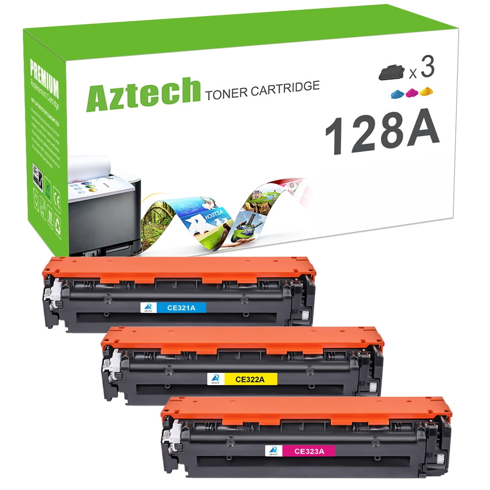 128A 2-Pack CE320A Compatible Remanufactured Toner Cartridge Replacement for HP Color Laserjet CP1525n CP1525nw CM1415fn MFP CM1415fnw MFP Printer Toner Cartridge. Black