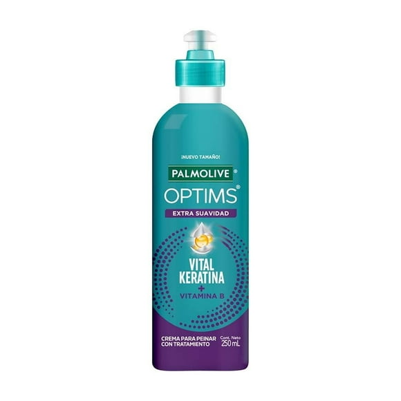 Crema para Peinar Palmolive Optims Vital Keratina + Vitamina B Extra Suavidad 250 ml