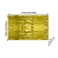 thumbnail image 3 of Inglocoh Emergency Foil Blanket, Survival Thermal Mylar Blankets Individually Packaged Perfect for Outdoors, Hiking, Survival, Marathons or First Aid (83"x51"_Golden), 3 of 8