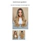 thumbnail image 3 of Blonde Brown Gradient 64CM European American Wig Long Curly Hair, 3 of 5