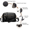 thumbnail image 4 of KXF Square PU Leather Shoulder Bag Women Chic Crossbody Bag Lady Handbag Trendy Satchel Purse Clutch, 4 of 8