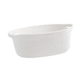 thumbnail image 4 of GUOOL Cotton Rope Basket Shelf Basket for Remotes Key Makeup Holder Container Desk White, 4 of 9