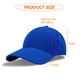 thumbnail image 2 of Xiao Hua Gorra de béisbol 100% algodón puro, ajustable, de mezclilla, para hombres y mujeres, azul, 2 of 4