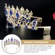 thumbnail image 4 of 1 unid chica elegante corona novia boda tocado banquete corona tocado, 4 of 8
