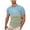Sky Blue, variant on T-shirts for Men Plus Size under $5 Short Sleeves Stripe Turndown Patchwork Casual Pullover Fitness Sports T Shirt Purple XL