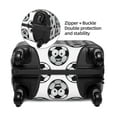 thumbnail image 2 of Gukieu Happy Soccer Print Suitcase Protective Cover, Elastic Zipper Buckle Suitcase Protective Cover, Suitable for Travel, Business Trip-Medium, 2 of 7