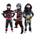 thumbnail image 1 of Disfraces de ninja para niños Disfraces de actuación Trajes para niños y niñas Actividades de espectáculos de Halloween Escuela primaria Jardín de infantes, 1 of 5