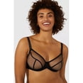thumbnail image 3 of Gorgeous - Sujetador de Transparente para Mujer - Pack de 2 (Negro, Blanco), 3 of 5